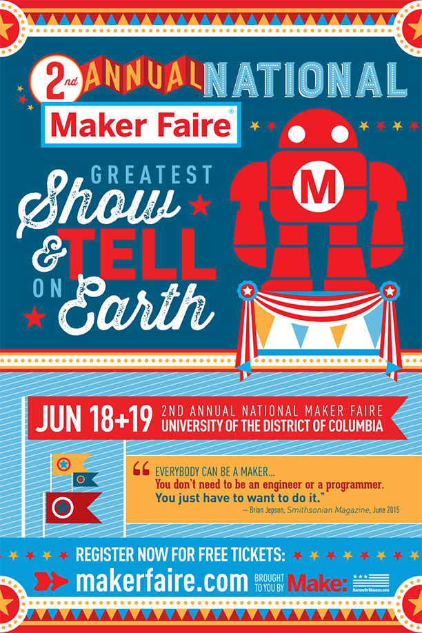 Maker Faire Postcard