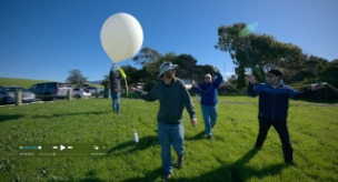 Amateur Radio High Altitude Ballooning in the Bay Area - exhibit detail 3