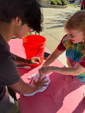 Tie Dye using STEAM principals - exhibit detail 1
