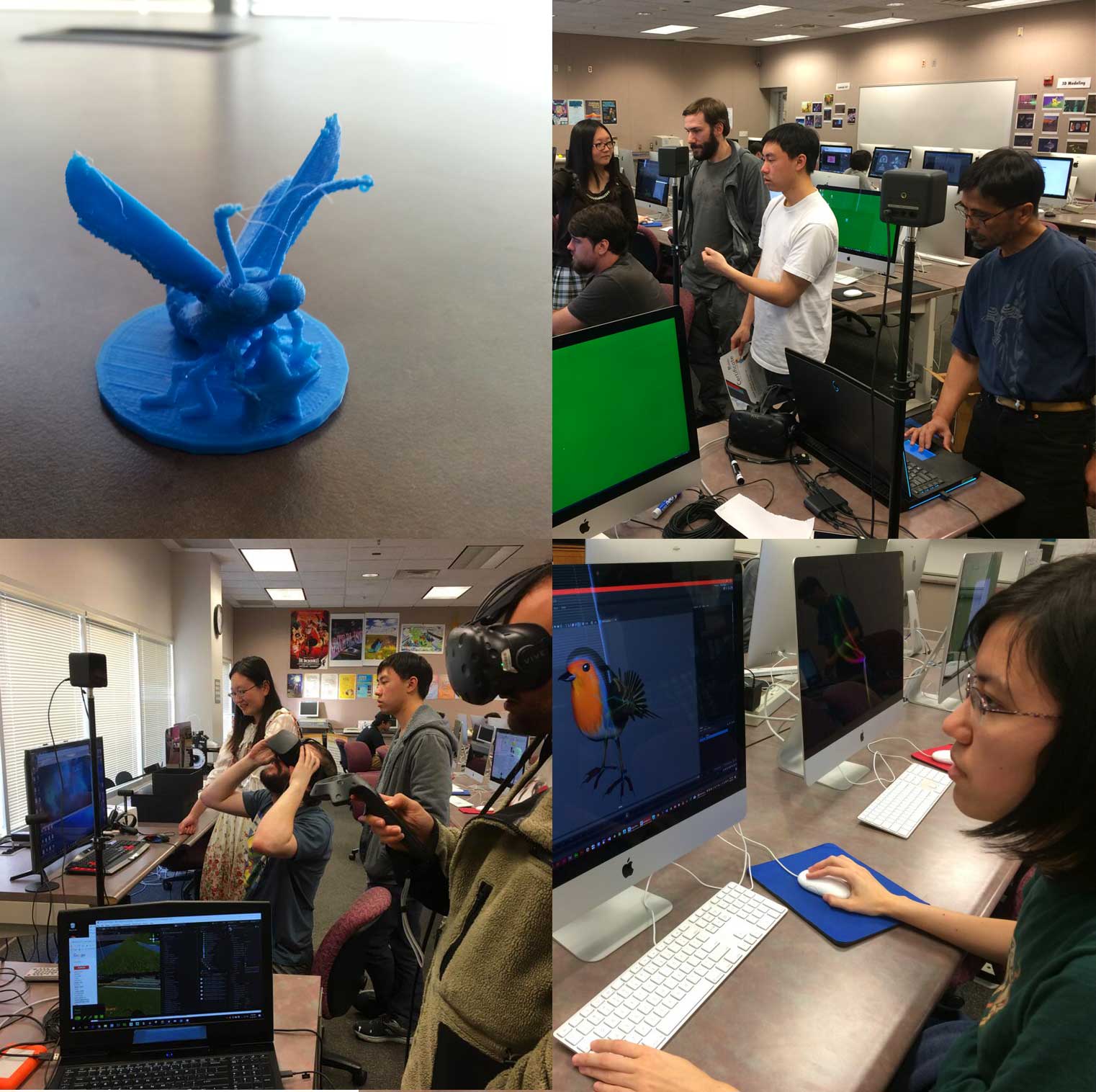 Ohlone College Multimedia VR and IoT Game exhibit