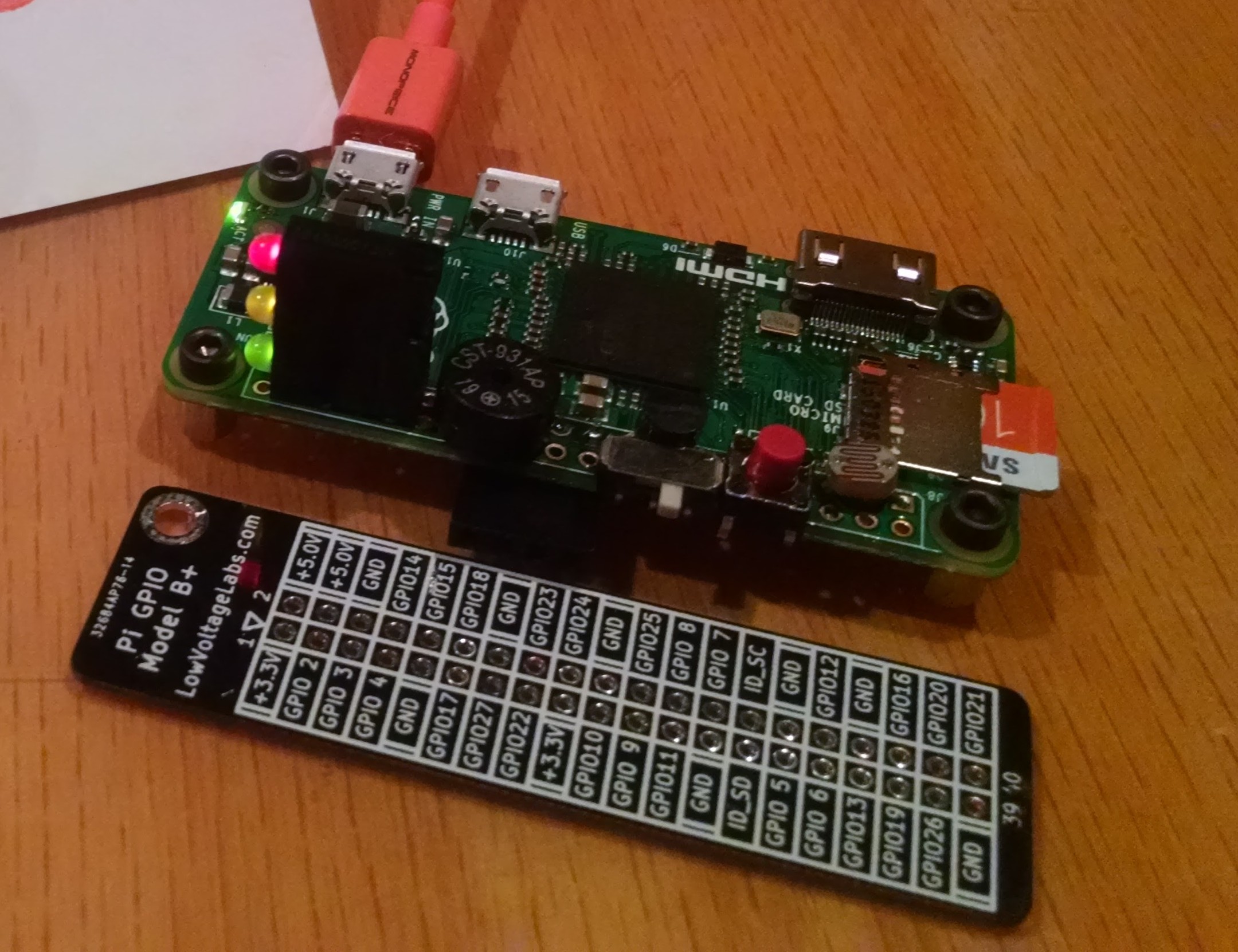 Learn to program hardware with a $5 Raspberry Pi Zero and $8 in parts