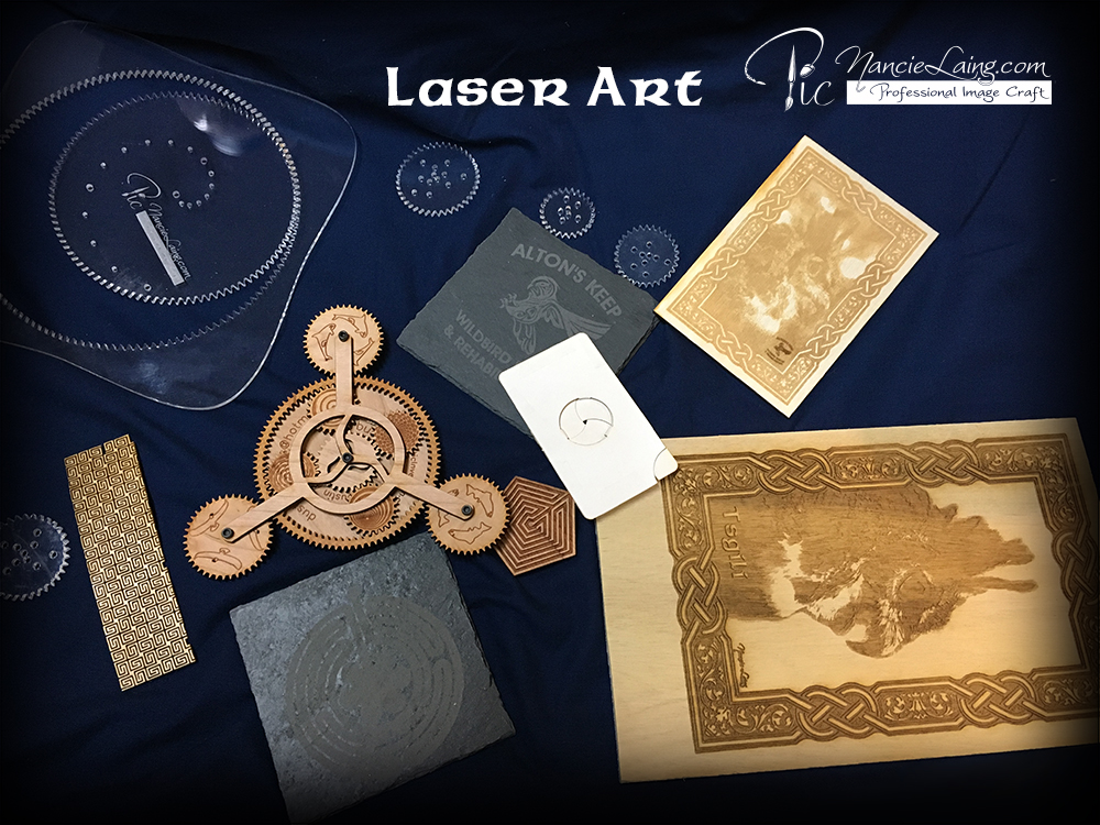 Glowforge Laser cutting with Professional Image Craft by Nancie Laing