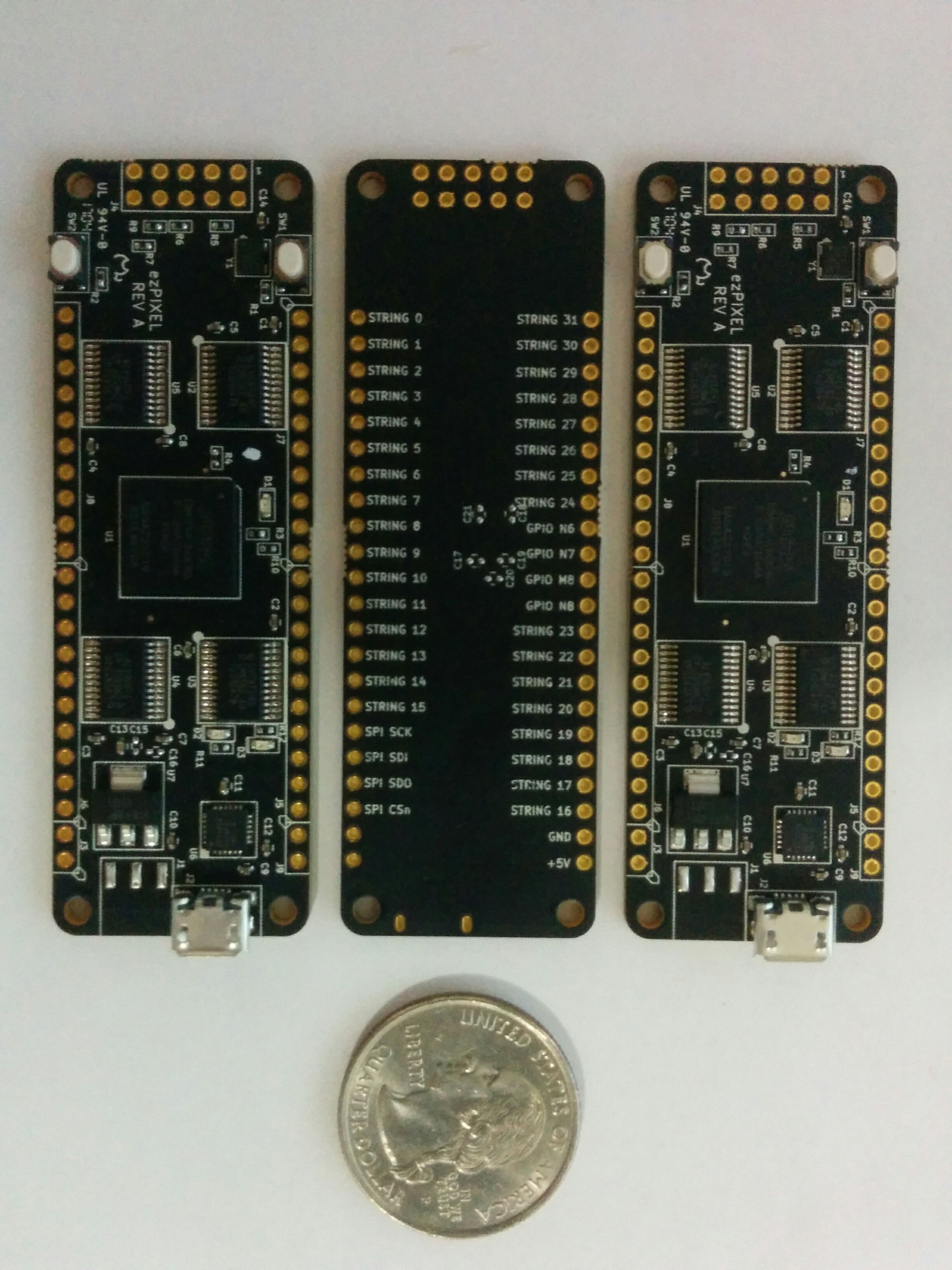 ezPIXEL :  Control over 9000 WS2812B pixels with one tiny FPGA board!