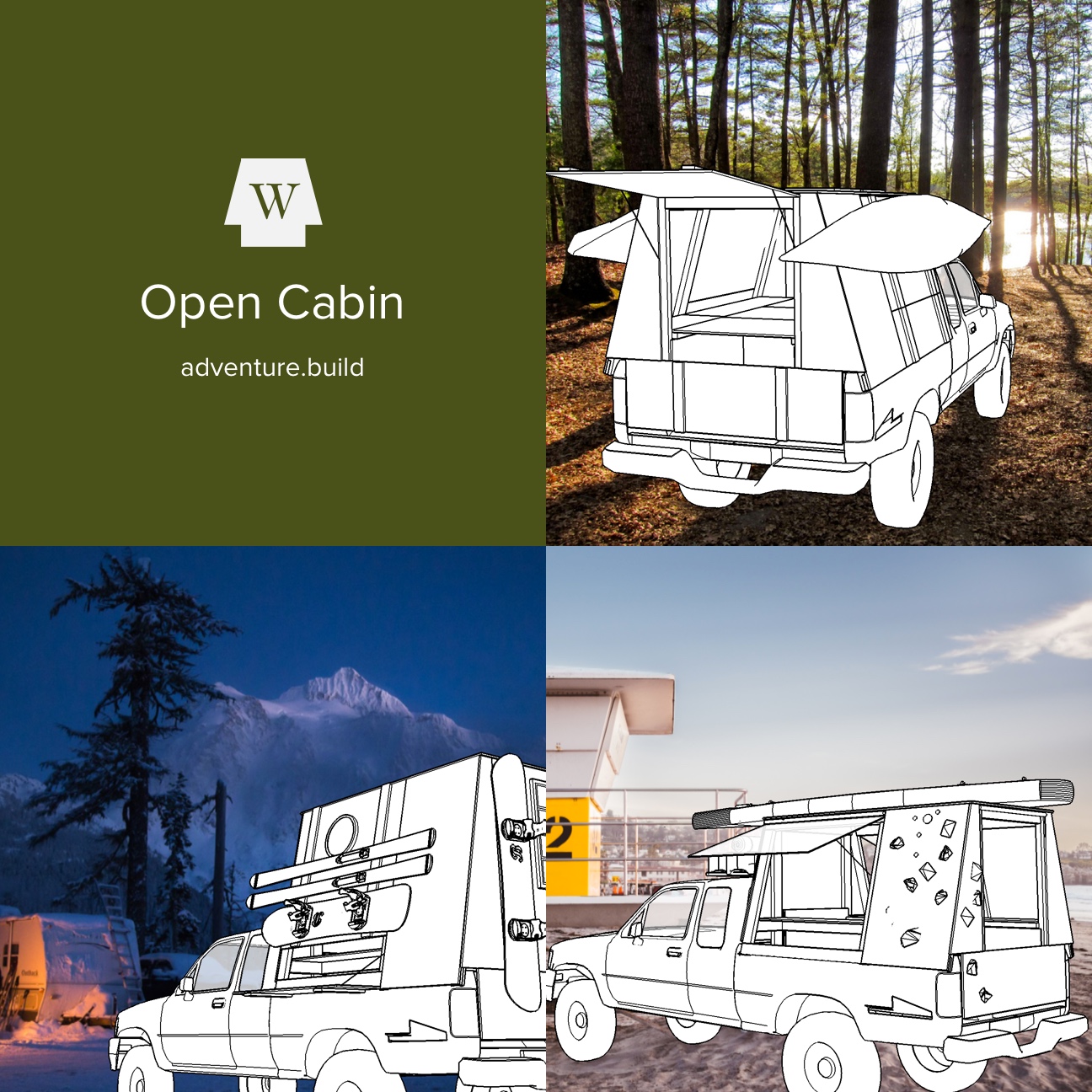 The Open Cabin: adventure you build!