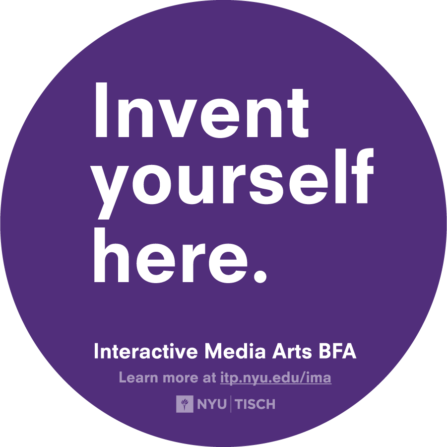 NYU IMA: Invent Yourself Here.