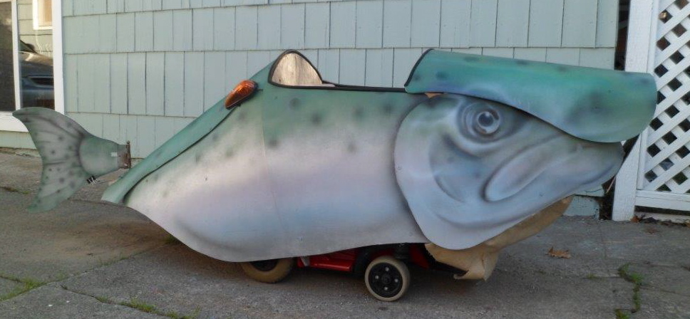 Electric Trout Car by Alvin Petty Artist - Maker