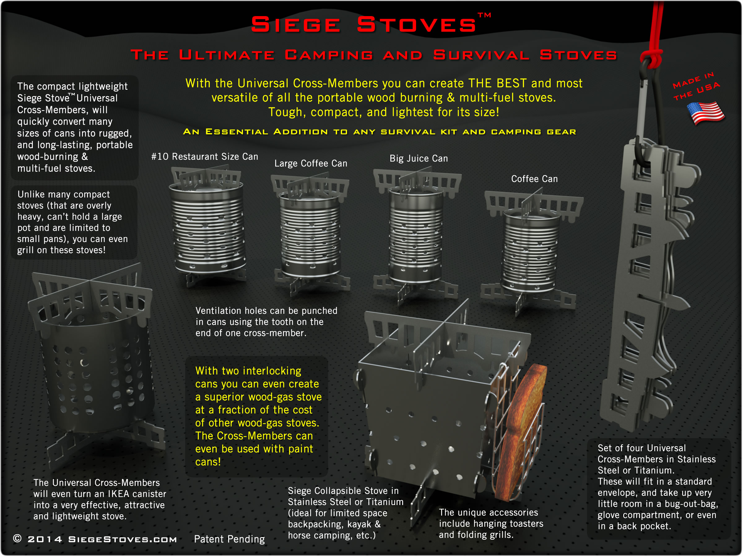 Create you own Ultimate Camping & Survival Stove!