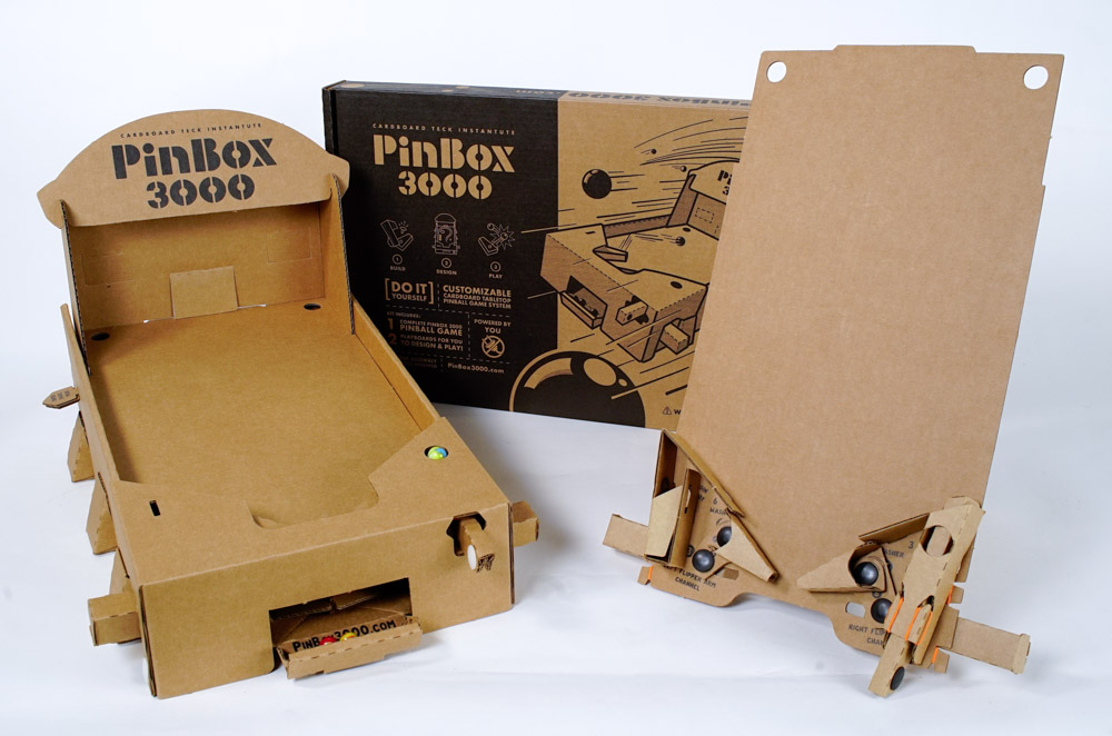 PinBox 3000 Cardboard Pinball Machine ArtCade