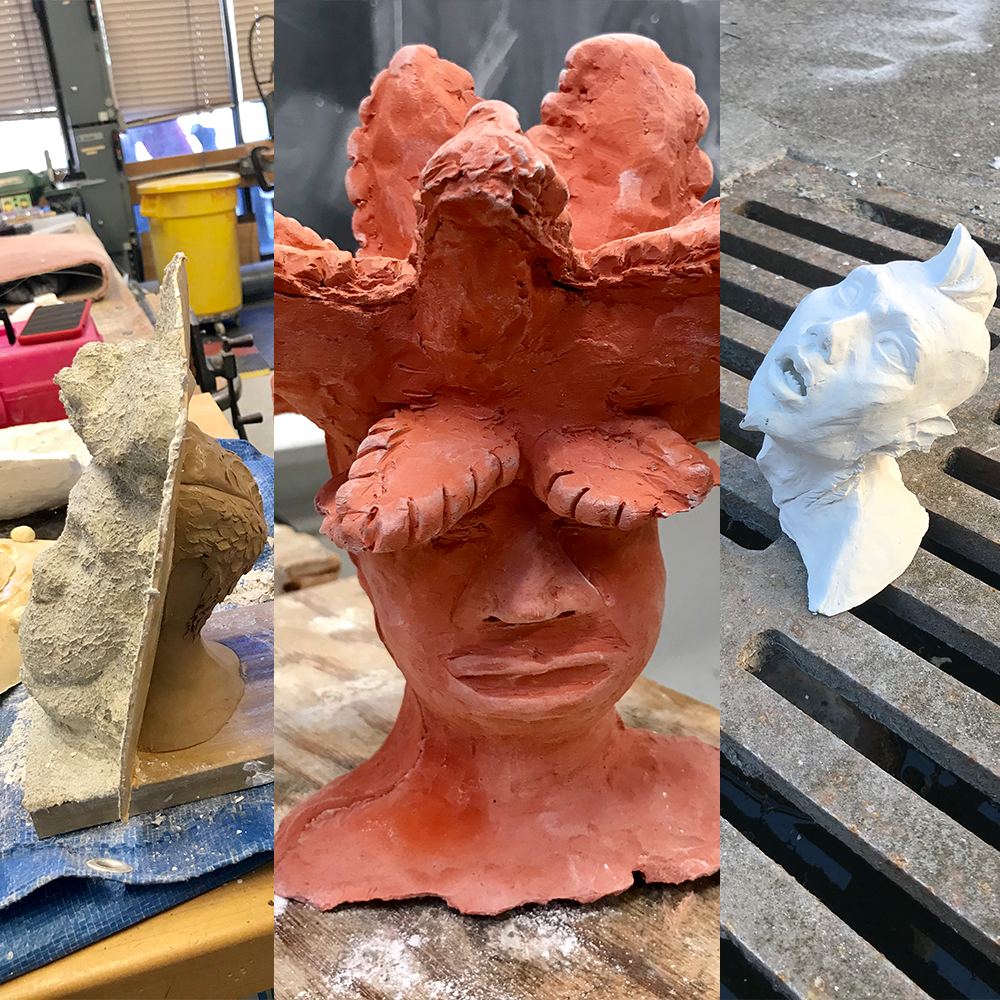 City College of San Francisco Sculpture! Sculpting Activity, Casting Demos, and Showcase
