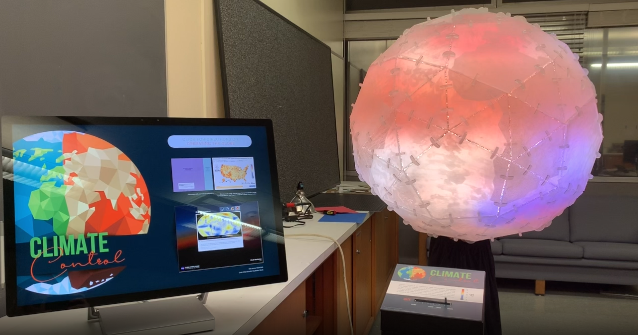 Maker Faire | Climate Control - Climate change physical data visualization