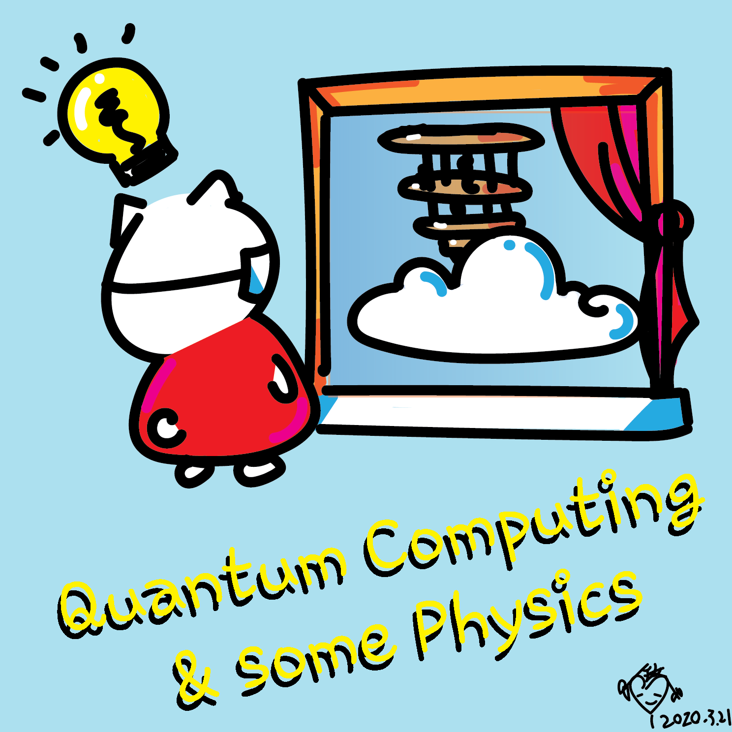 An Introduction to Quantum Computing Through Comics