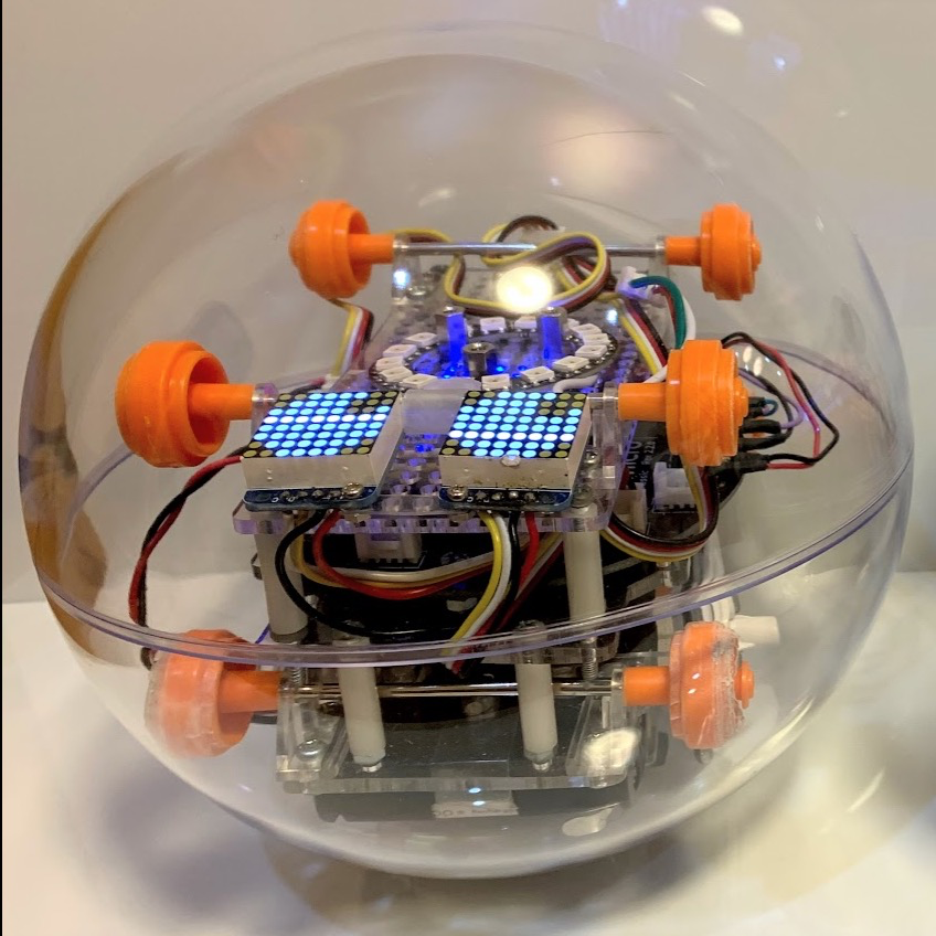 omicro : robot ball that can be moved by hand