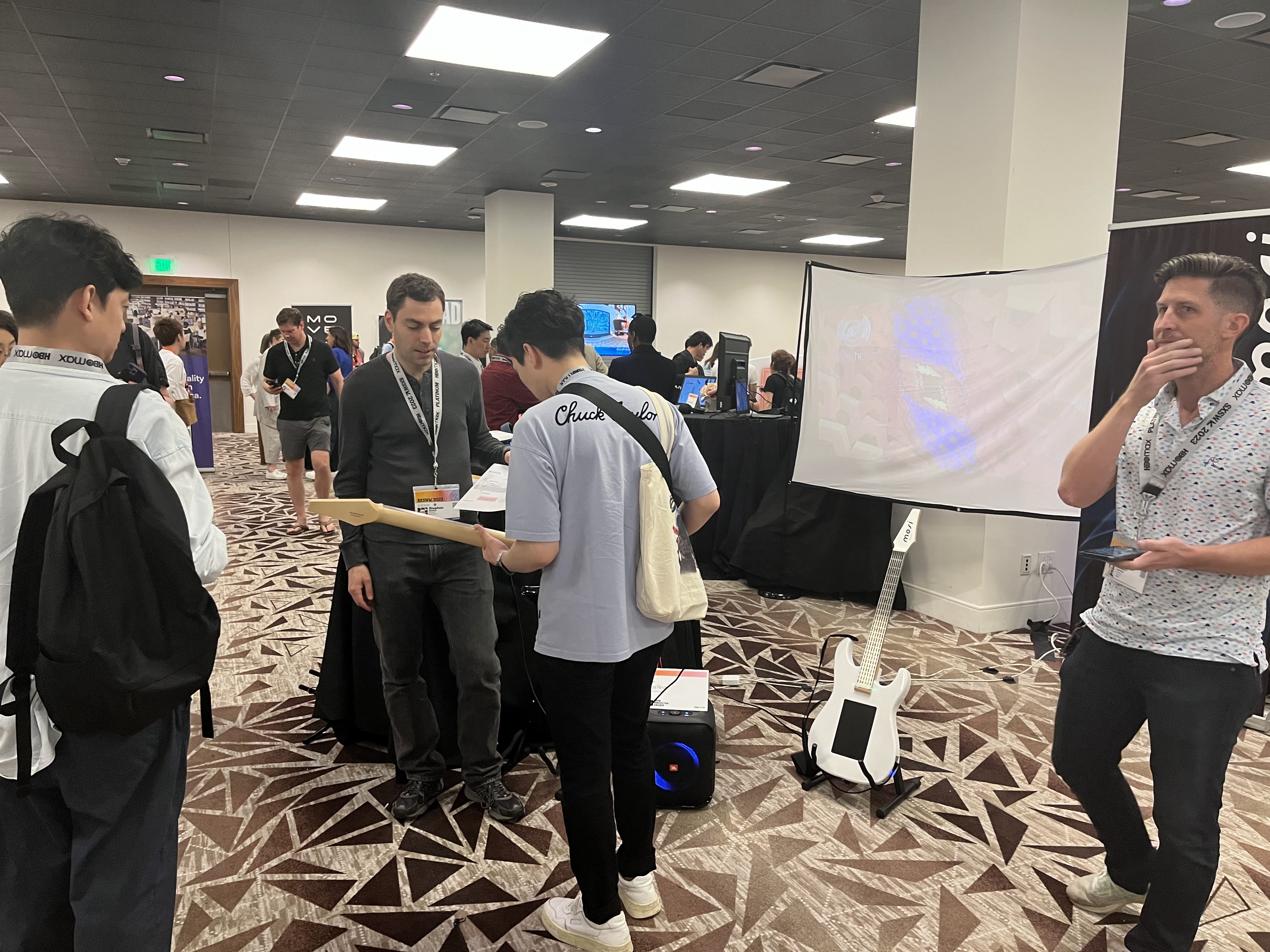 Maker Faire Mosi Nova Touchpad synth guitar