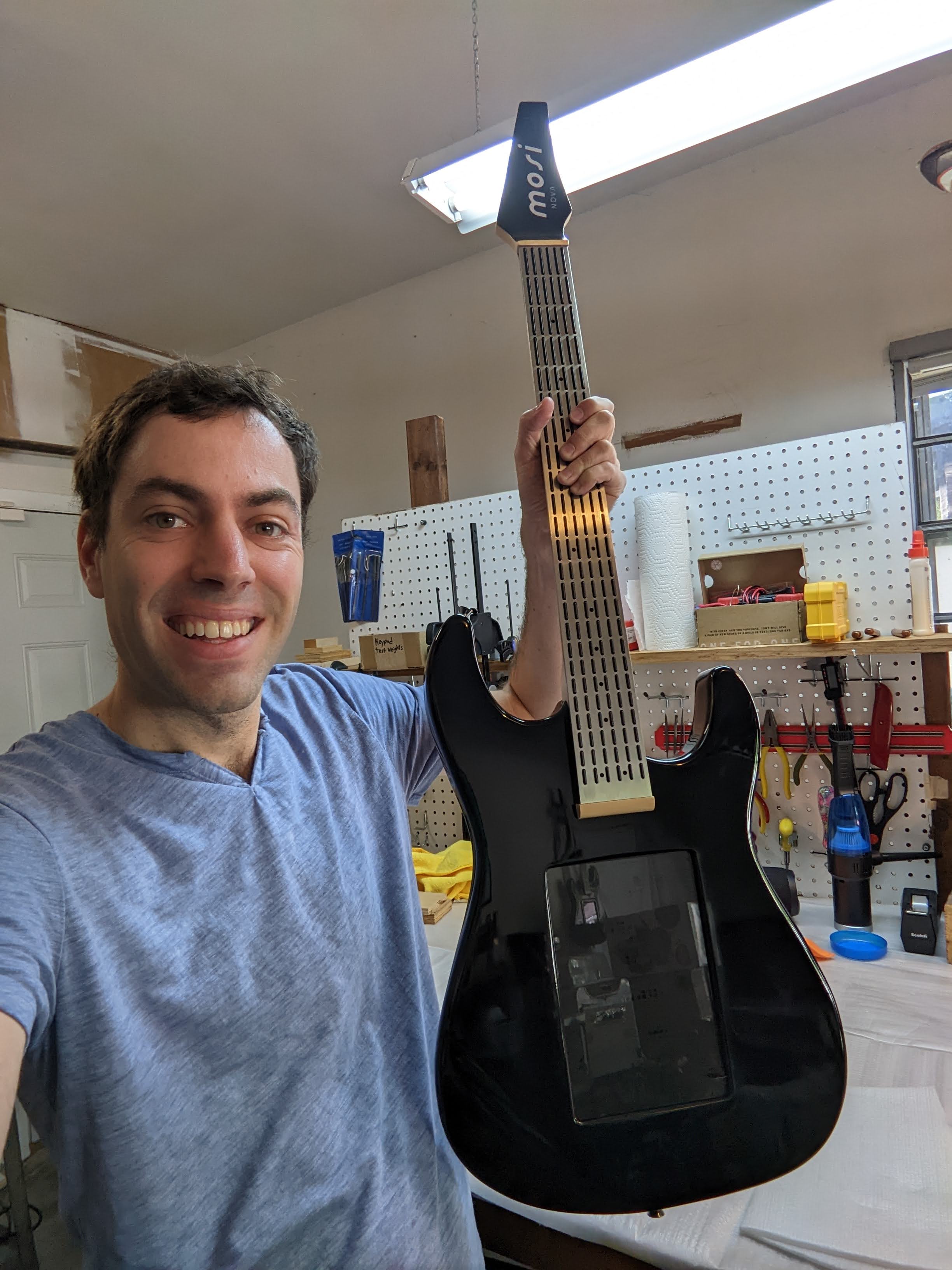 Maker Faire Mosi Nova Touchpad synth guitar