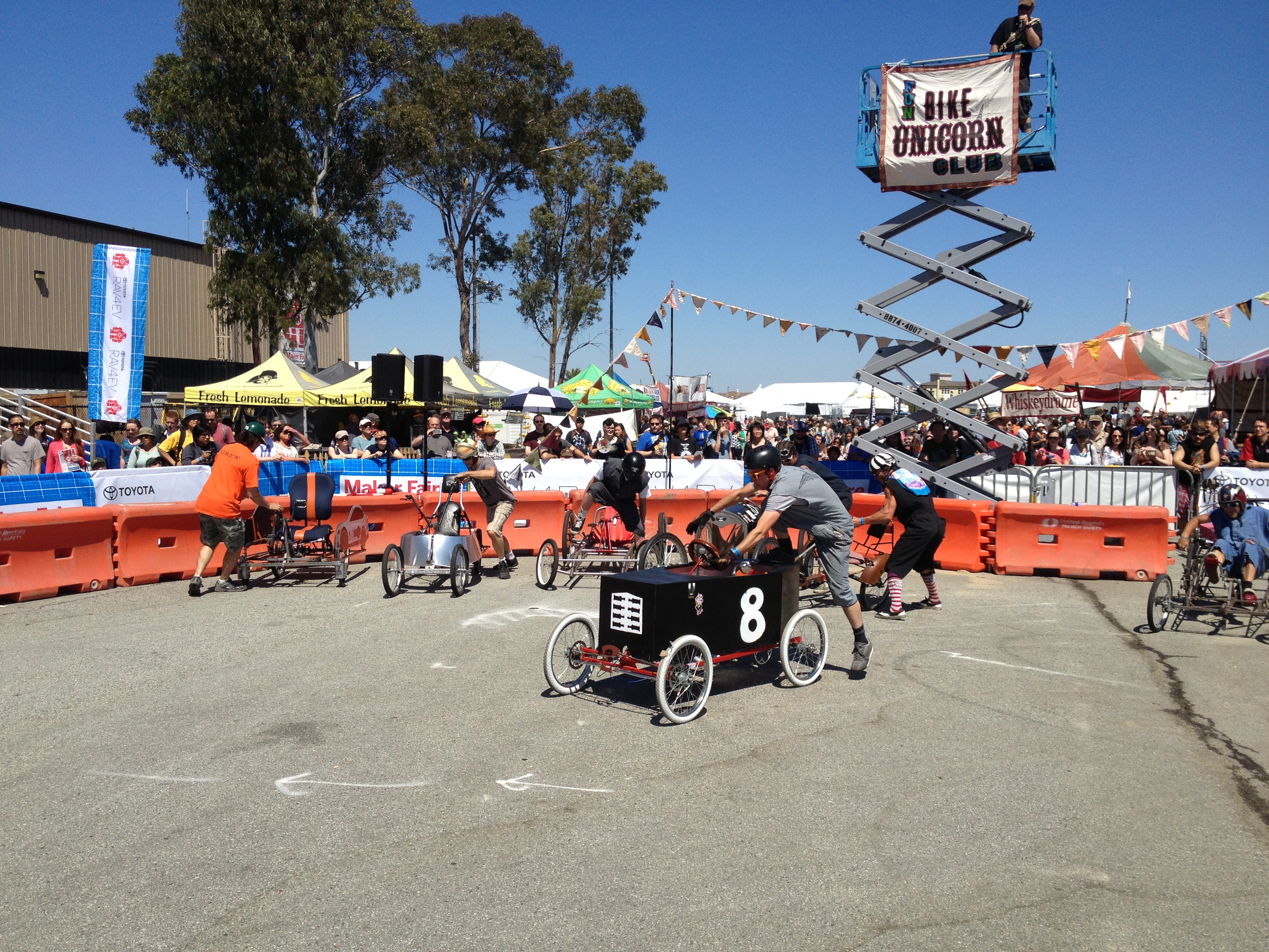 The Death Defying Figure Eight Pedal Car Race