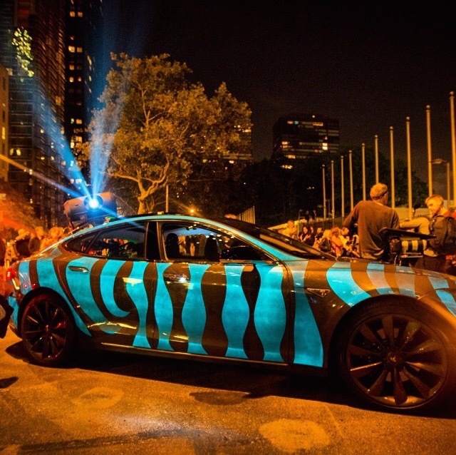 Racing Extinction Mobile Projections Vehicle