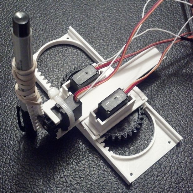 How to Build a (very) Tiny Drawing Robot (PlotterBot)