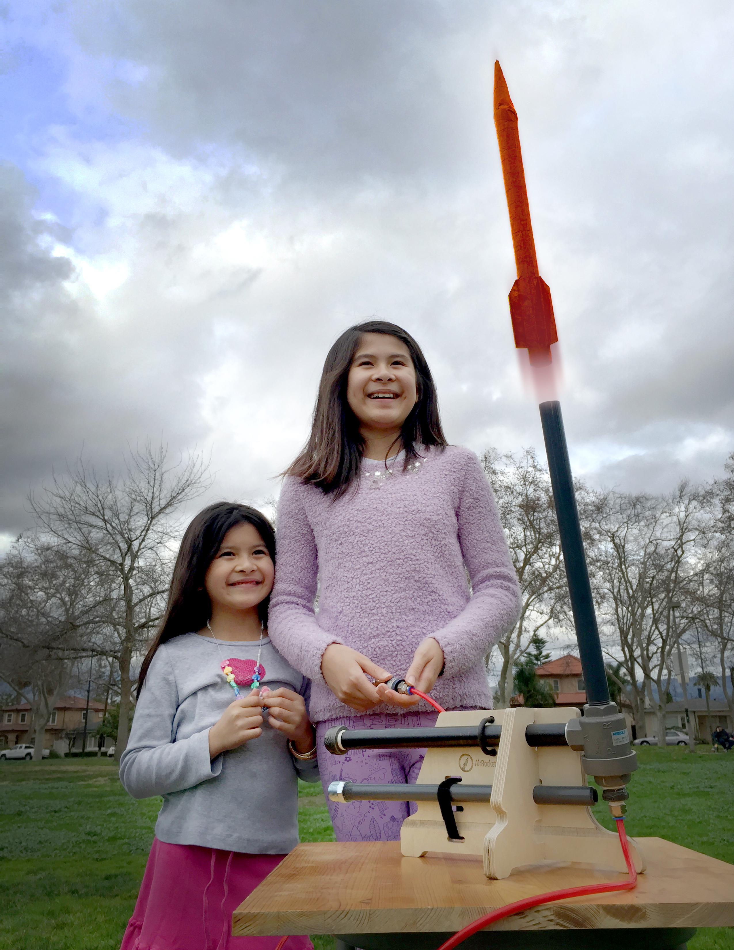 Make and Launch a Compressed Air Rocket